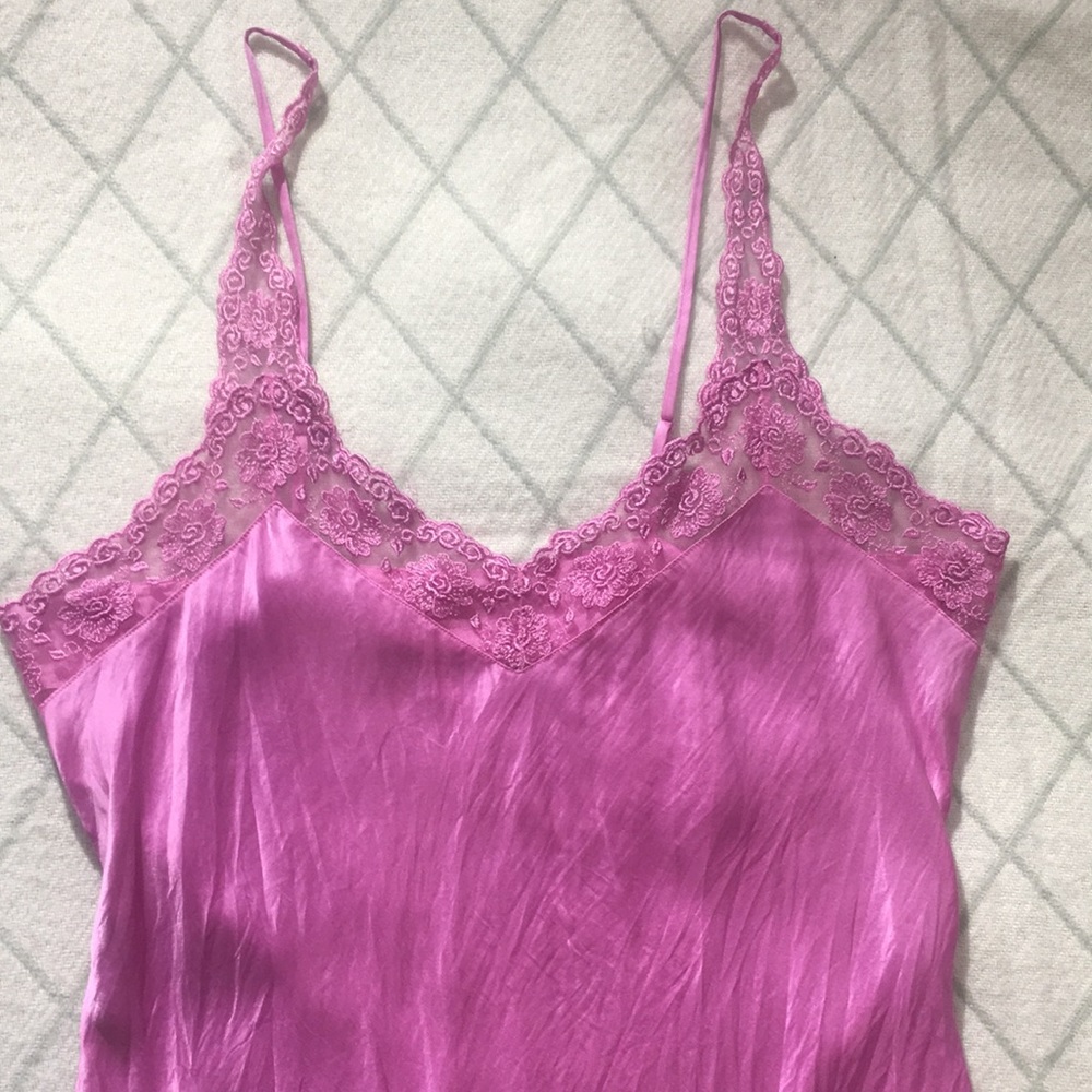 SILKSCREEN Camisole 100% Silk VTG PINK
